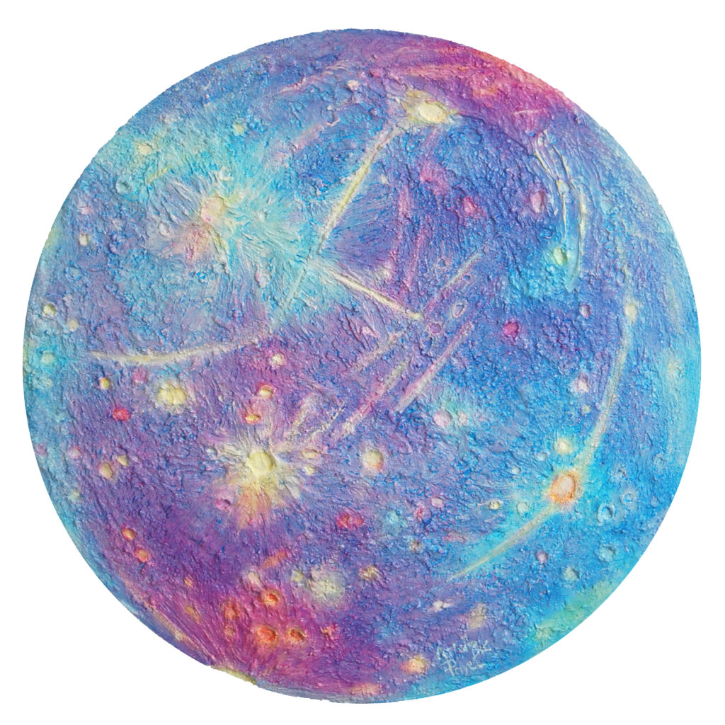 Peinture "Mercurychrome" d'Arielle Payet